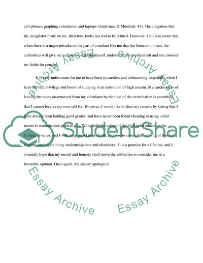 Self-Criticism for Attempt of Cheating