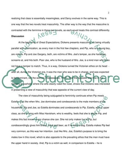 Masculinity in Pride and Prejudice and Great Expectations