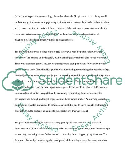 Effects of spirituality on African American women recovering from substance abuse