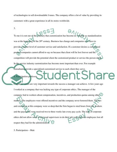 Discussion and Participation Questions