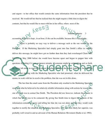 Analysis of Business Communications