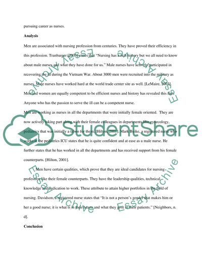 Ideal canidate for a nursing carreer