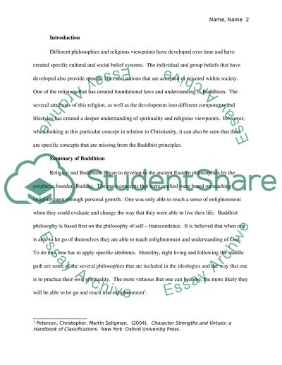 Worldview/Religion Analysis of Buddhism