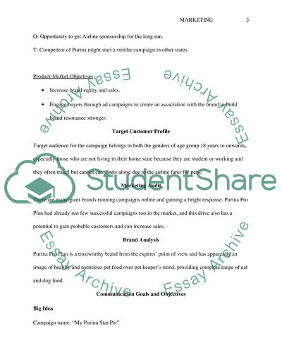 IMC PLAN - PURINA PRO PLAN