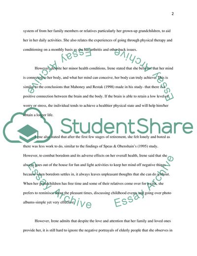 Analysis of Aging Society