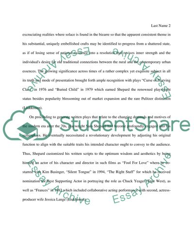 Recounting Sam Shepard and His Rich Treasure of Written Plays