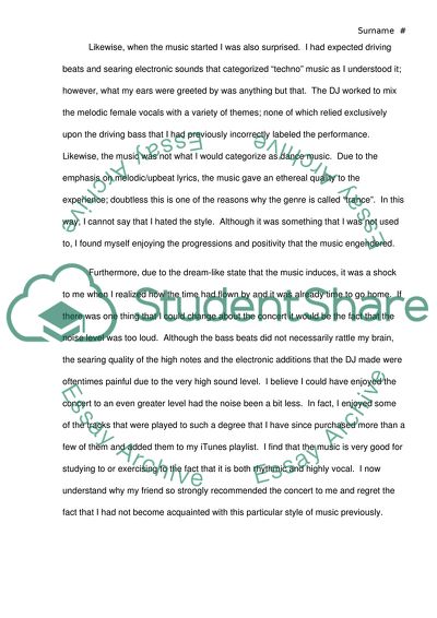 Classical concert review examples image