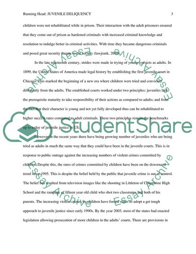 Juvenile Delinquency