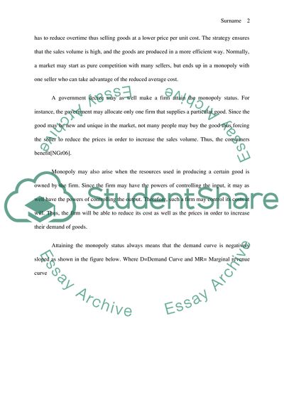 The Aspects of Monopoly