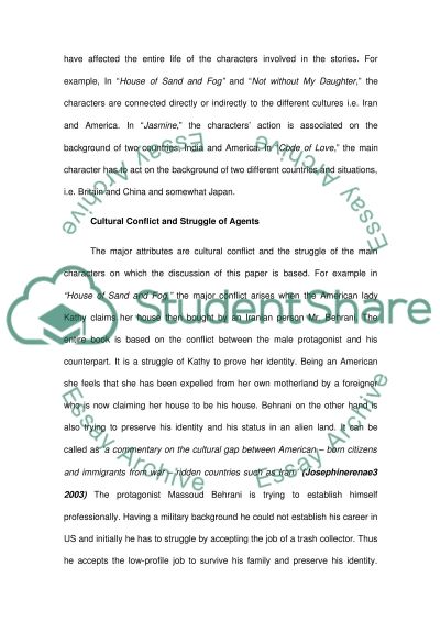 House of sand and fog essays
