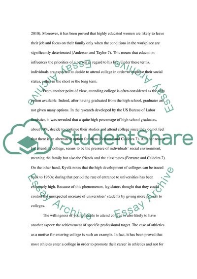 Why Do People Go to College