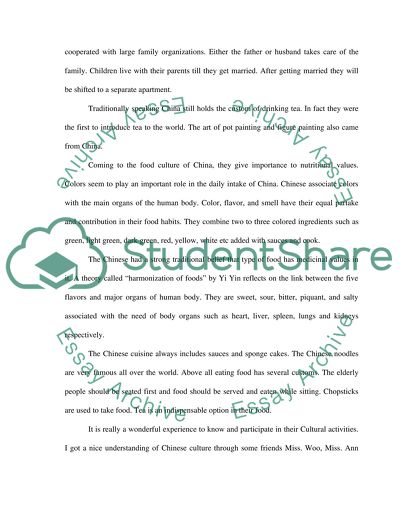 A cultural experience