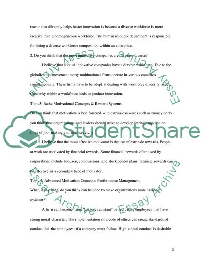 Organizational Behavior