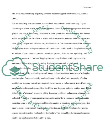 Shopping consumerism researsh