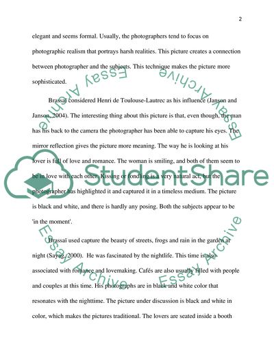 The art is lovers in a cafa the photographer is Brassai