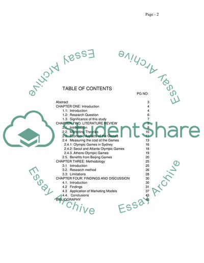 Marketing in the Olympic Games - Impact on Chinas Economy