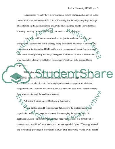 Modernizing a Larkin University Education