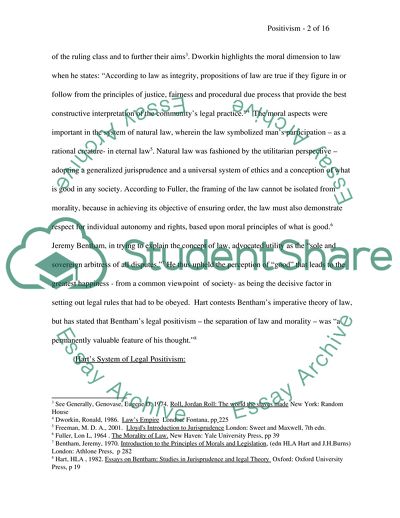 Positivism and the Separation of Morality