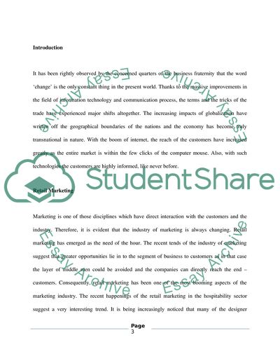 Trends in Retail Marketing