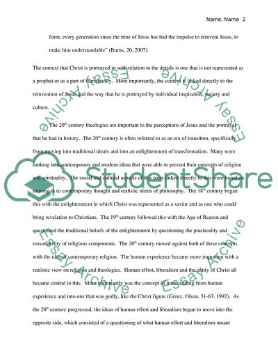 How is Jesus Christ Portrayed in 20th Century Art