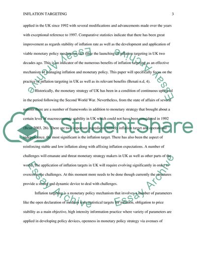 How Inflation Targeting Operates in the UK