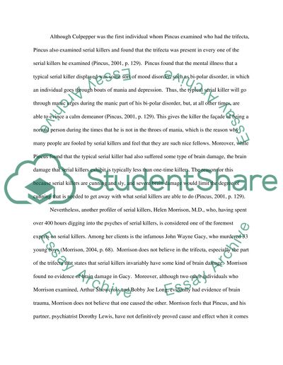 Theories about Killing and Serial Killers