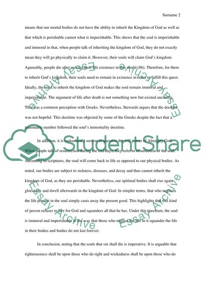 How is it that the Soul is Immoral and Imperishable