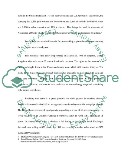 Two approaches to globalization