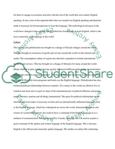 Impact of English and TESOL in the Middle East