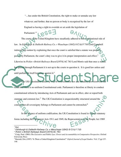 The Study of the Law of the Constitution