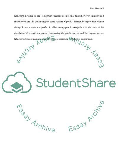 Competition between the Internet and traditional News Media by Dimmick, Chen, and Li
