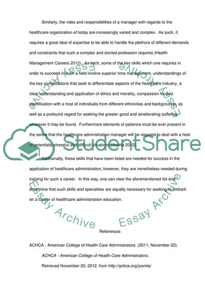 Professional Experience As A Key Determinant In Seeking A Career