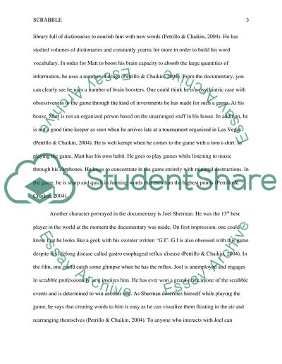 Scrabble as an Interesting Game