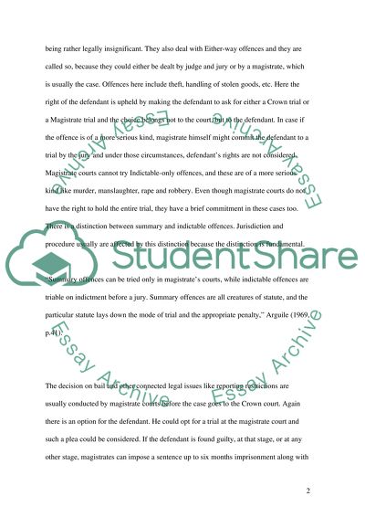 Court System in England