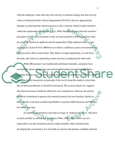 Human Capital as the Source of Innovation in International Business Machines