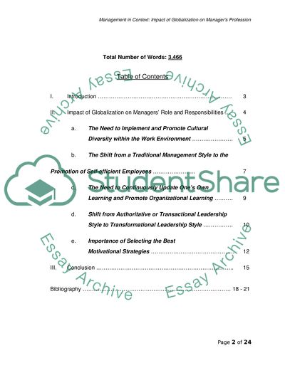 Management in Context