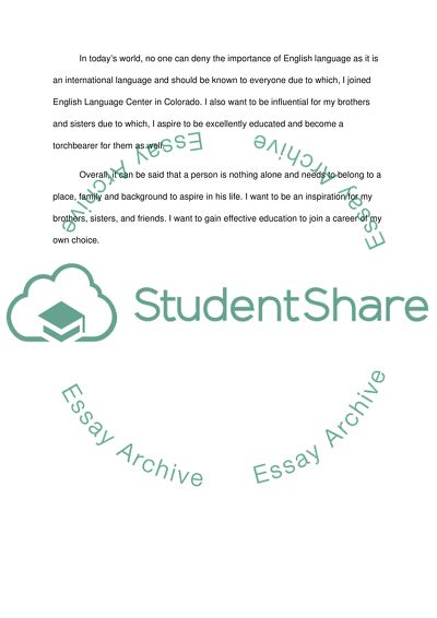 Educational Goals - English Language Center in Colorado