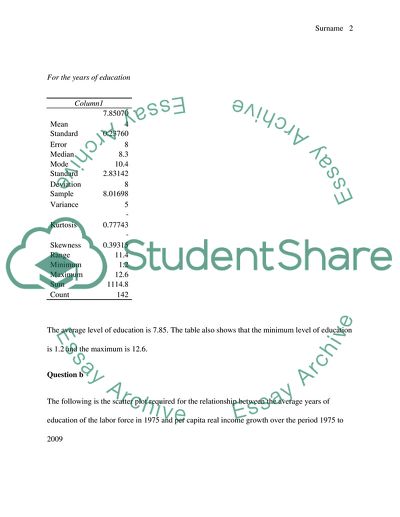 Use r(which is a software) stata or excel to do the assignment