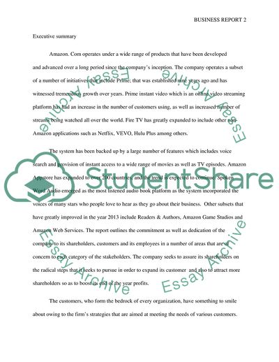 Amazon Corporate Profile