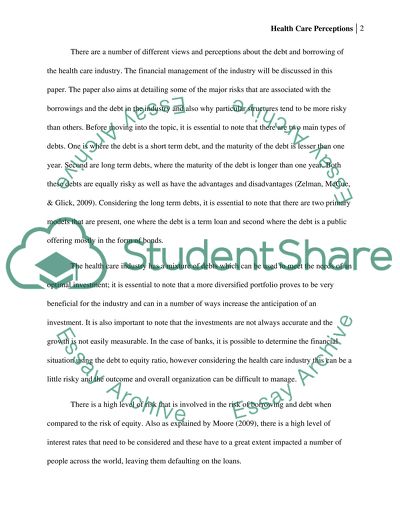 U03d1 Health Care Perceptions