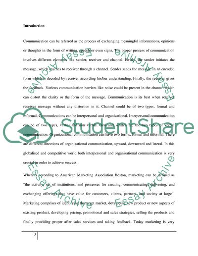 Importance of Proper Communication for the Success of Marketing Strategy