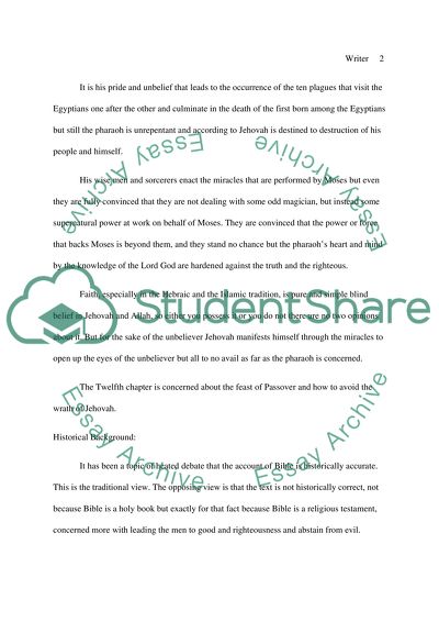 Epic Struggle between the Prophet Moses and the Pharaoh Ramses