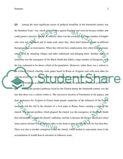 The Black Death in Europe