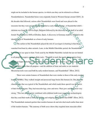 Neanderthals: Human Evolution