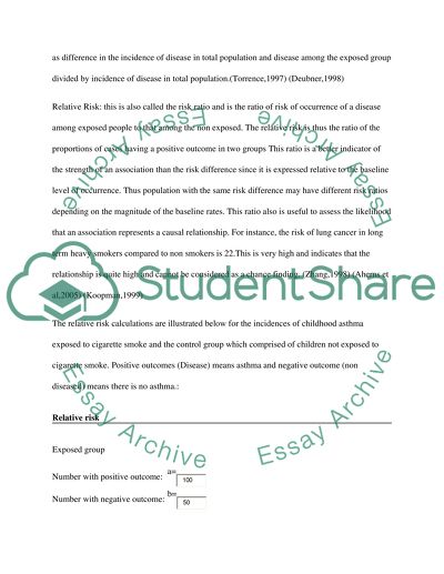 Understanding Causal Factors Attributing to Risk in Epidemiology