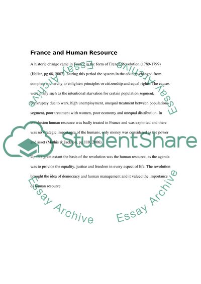 Human Resource Management and Issues in France