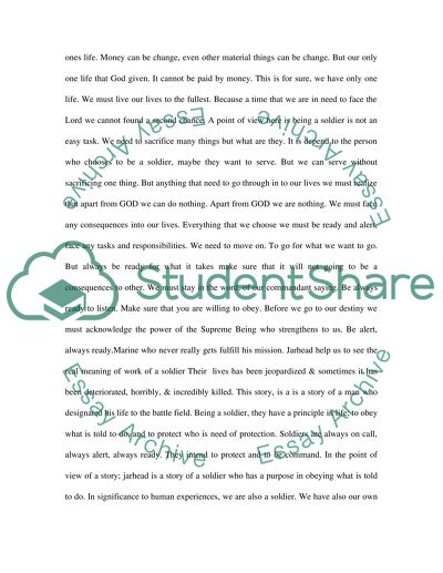 Literature Jarhead, Anthony Swafford