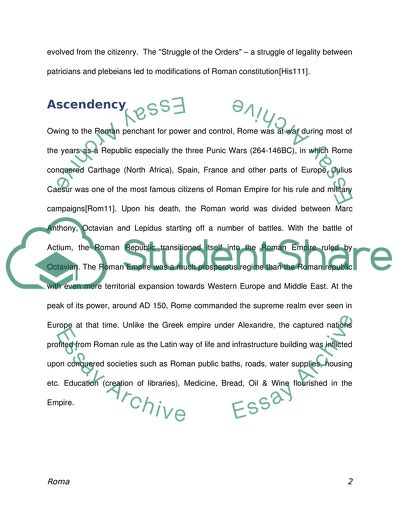 A Brief History of Rome