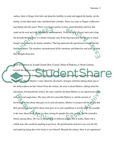 Heart of Darkness /Metmorphsis , Tonio Kroger/ The Stranger