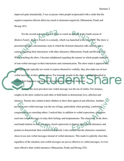 Nonverbal Communication